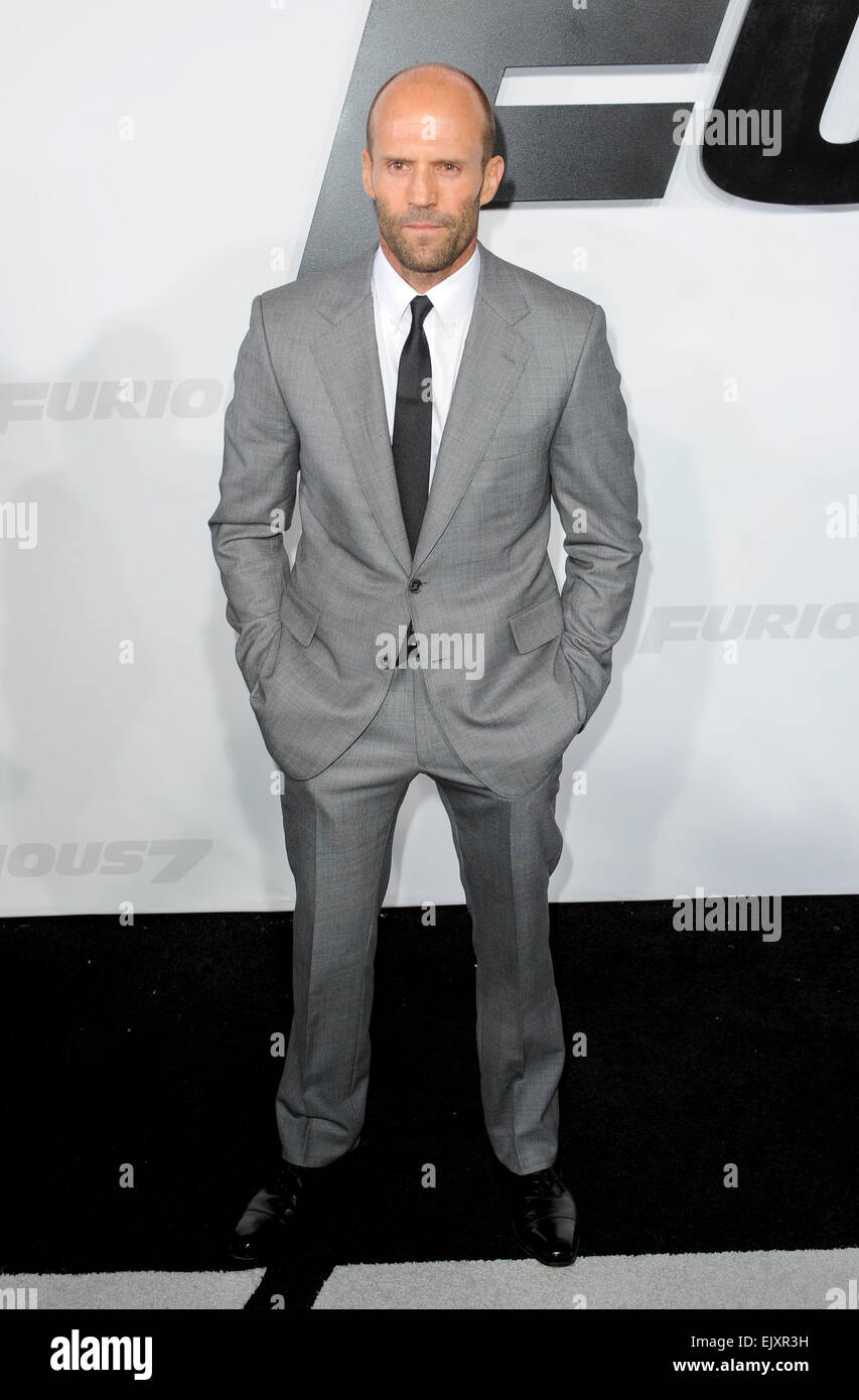 Jason Statham Fast & Furious 7 Film Premiere 01/04/2015 Hollywood/picture  alliance Stock Photo - Alamy