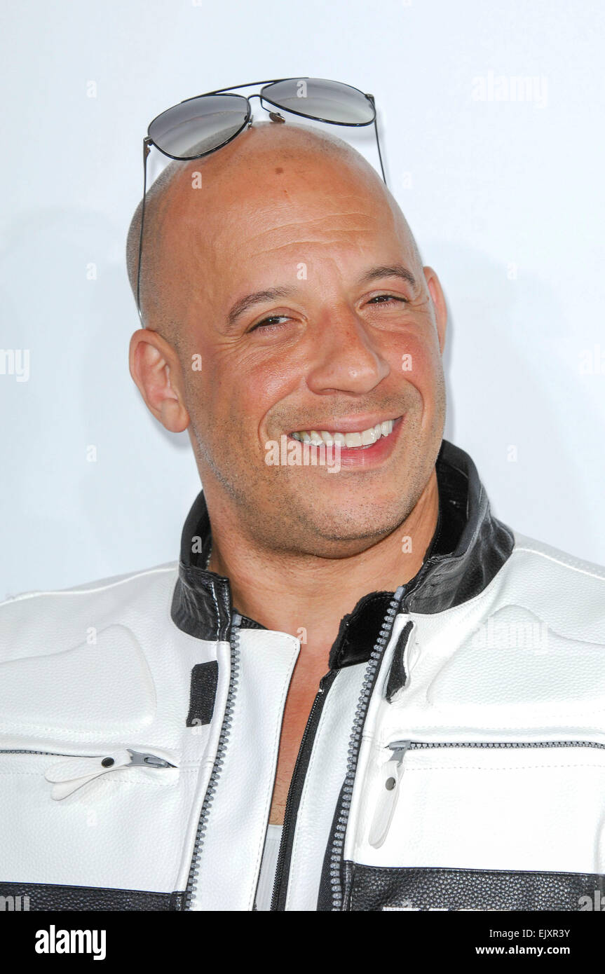 Vin Diesel Fast & Furious 7 Film Premiere 01/04/2015 Hollywood/picture  alliance Stock Photo - Alamy