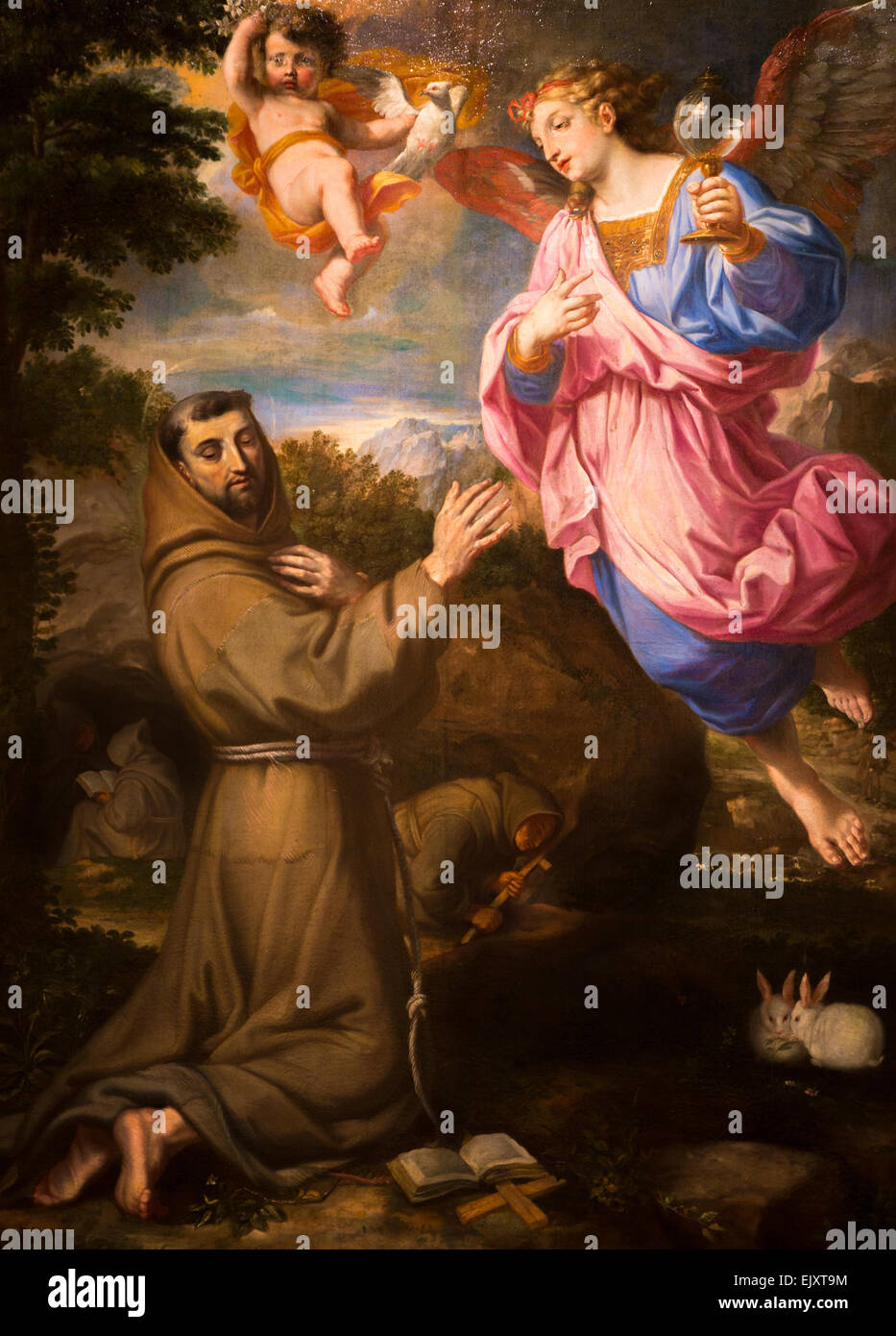 St. francis of assisi painting hi-res stock photography and images - Alamy