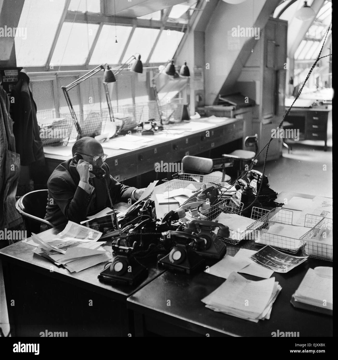 Daily Mirror Picture Desk 23rd March 1956 Stock Photo 80496750