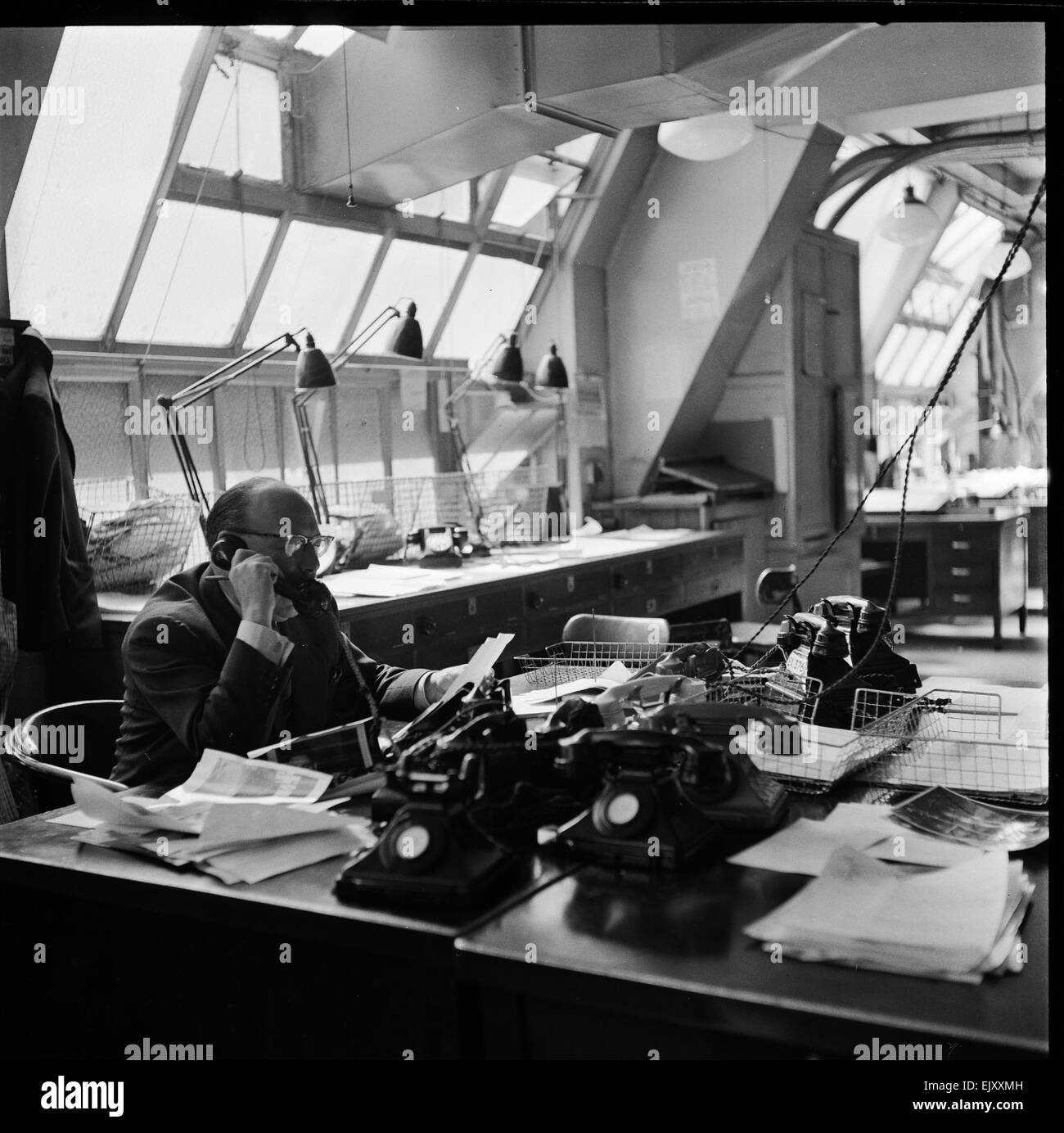 Daily Mirror Picture Desk 23rd March 1956 Stock Photo 80496993