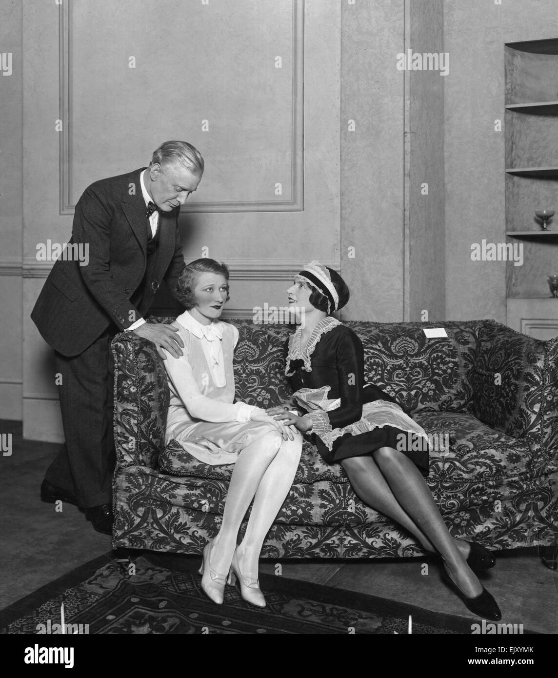 Scene from the play Tinker Tailor. 11th March 1928. Stock Photo