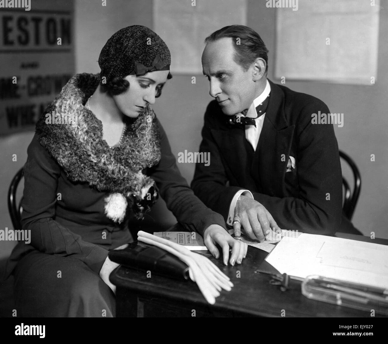 Scene from the play The Grain of Mustard Seed. 2nd November 1930. Stock Photo