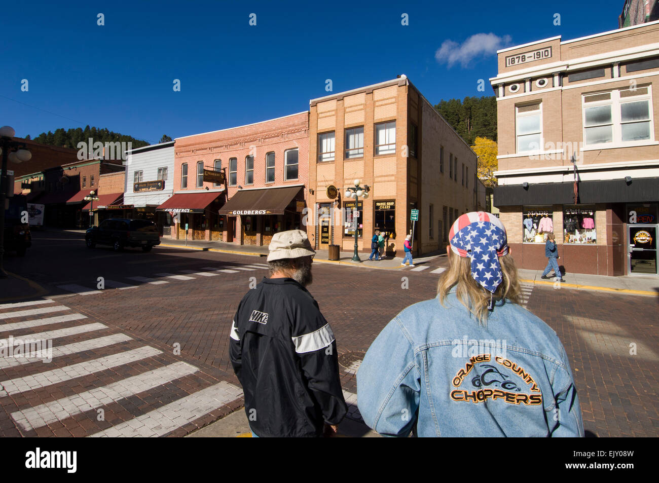 Main Street, Deadwood, Black Hills, South Dakota, USA Stock Photo - Alamy