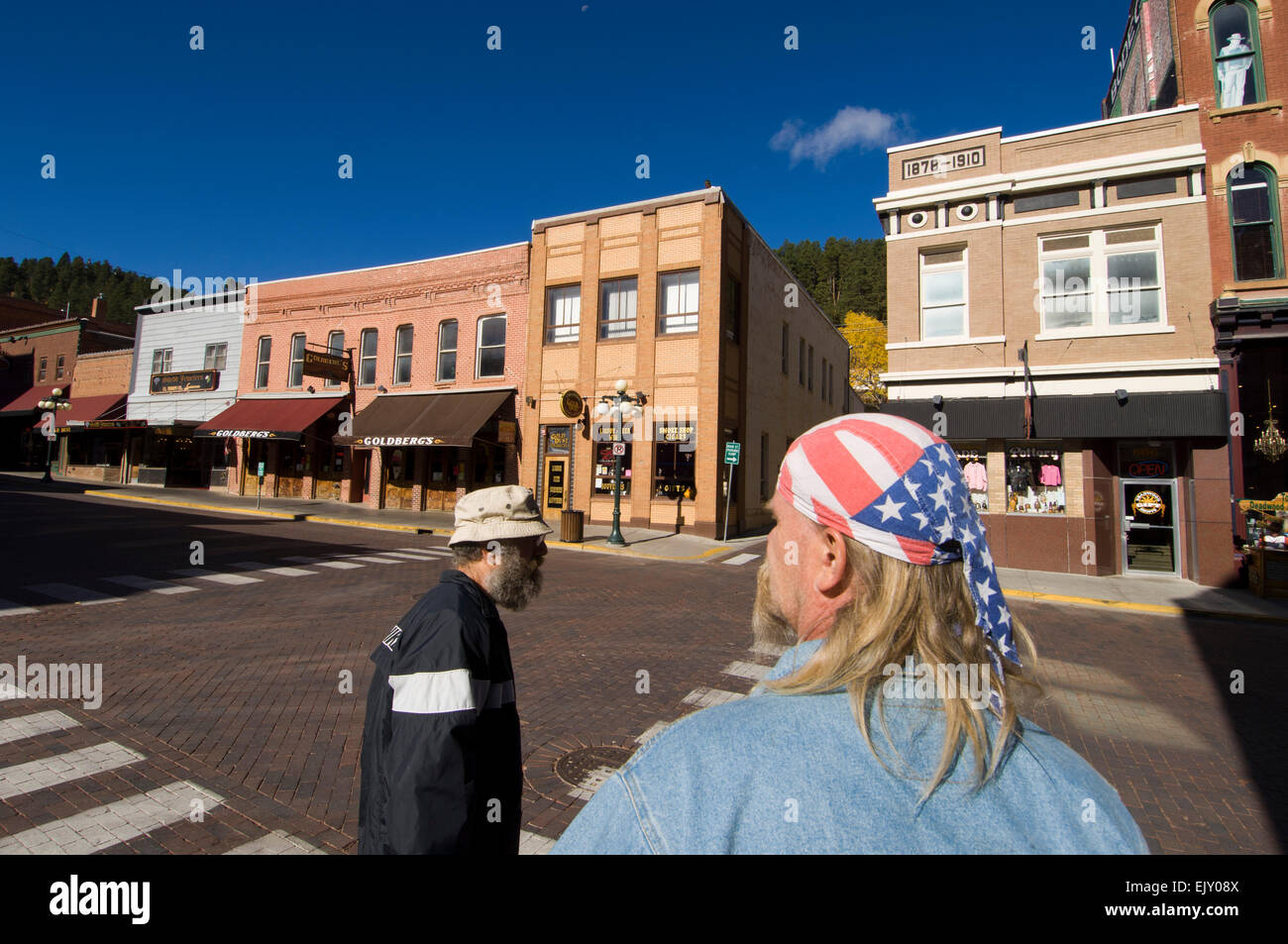 Main Street, Deadwood, Black Hills, South Dakota, USA Stock Photo - Alamy