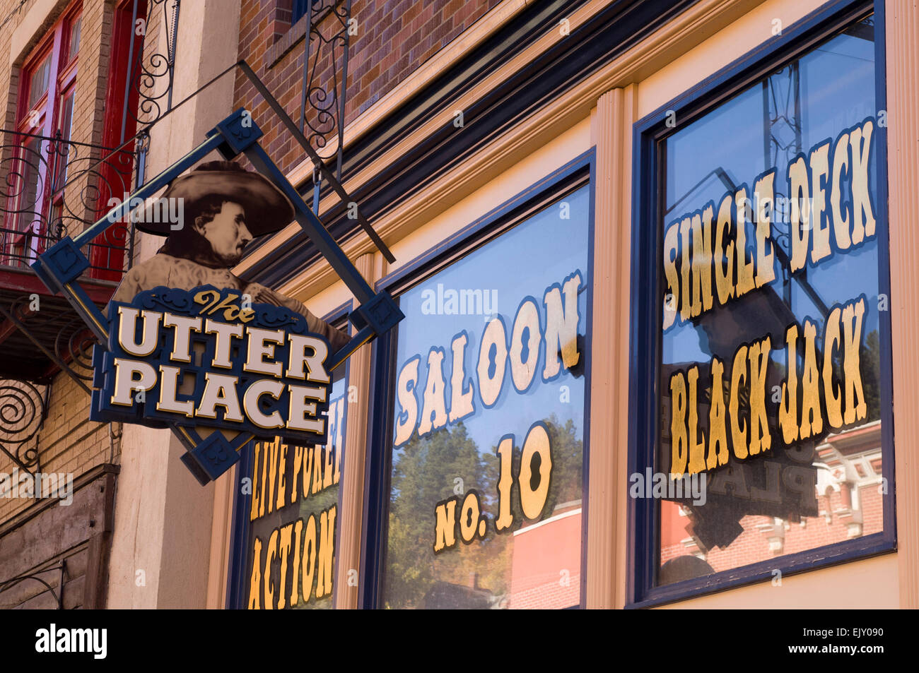 Main Street, Deadwood, Black Hills, South Dakota, USA Stock Photo - Alamy