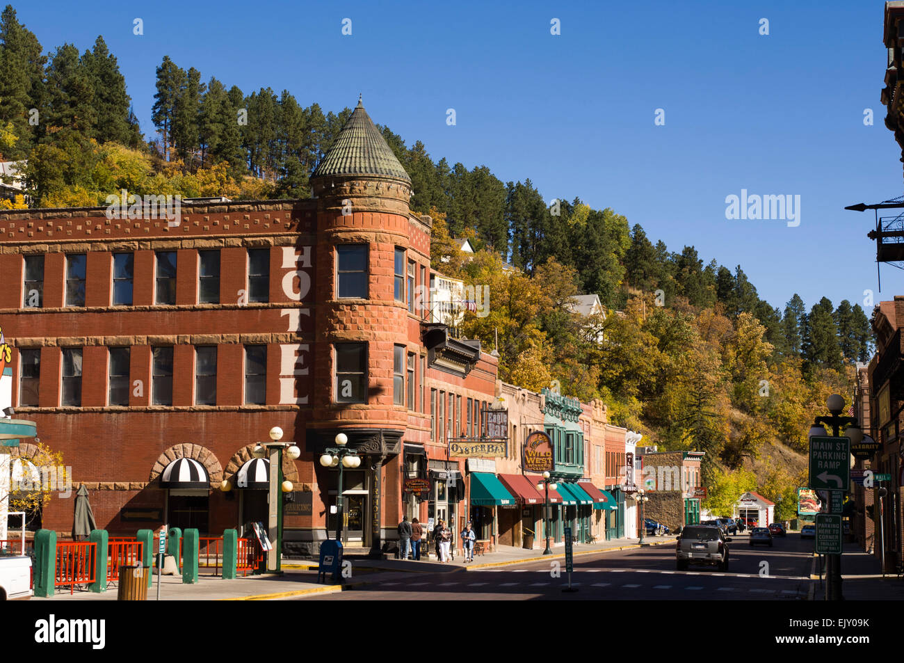 Main Street, Deadwood, Black Hills, South Dakota, USA Stock Photo - Alamy