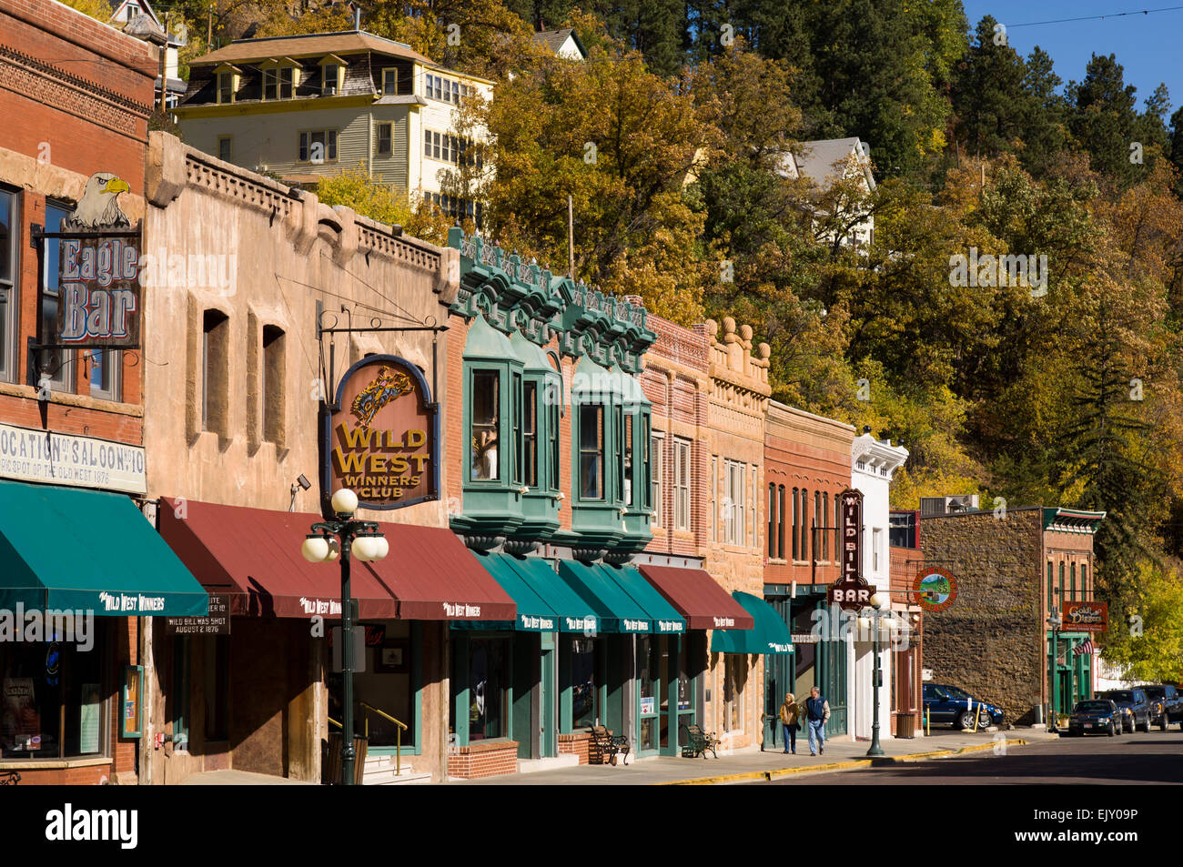 Main Street, Deadwood, Black Hills, South Dakota, USA Stock Photo - Alamy