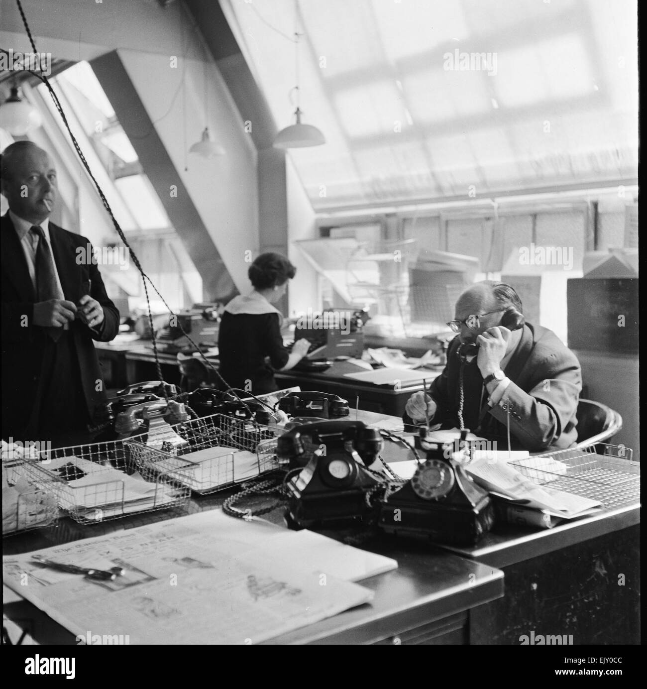 Daily Mirror Picture Desk 23rd March 1956 Stock Photo 80498332