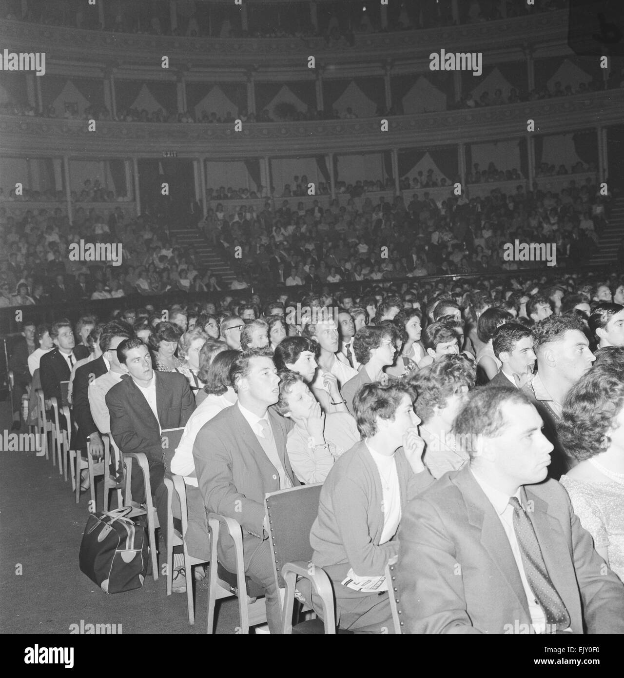The Great Pop Prom 1959, held at the Royal Albert Hall on Sunday 20th September 1959.    A.k.a.   The Marilyn Roxy Valentine Great Pop Prom Stock Photo