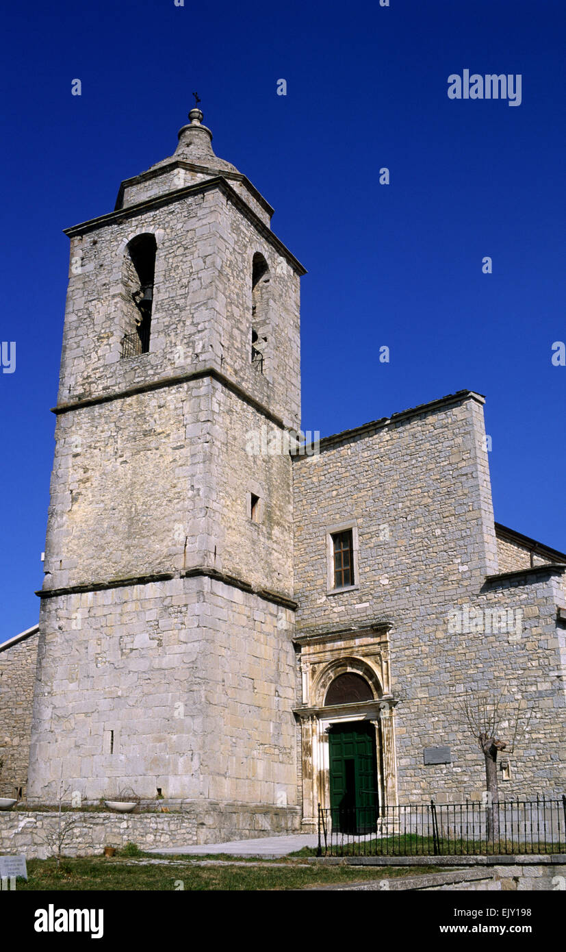 Italy, Molise, Agnone, church of San Marco Evangelista Stock Photo