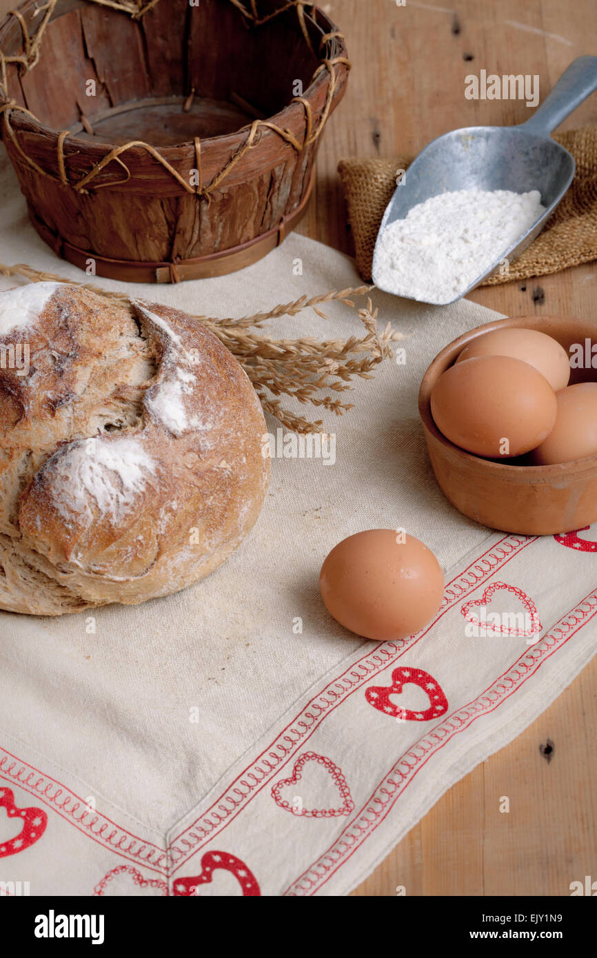 Bread and Dairy products Stock Photo Alamy