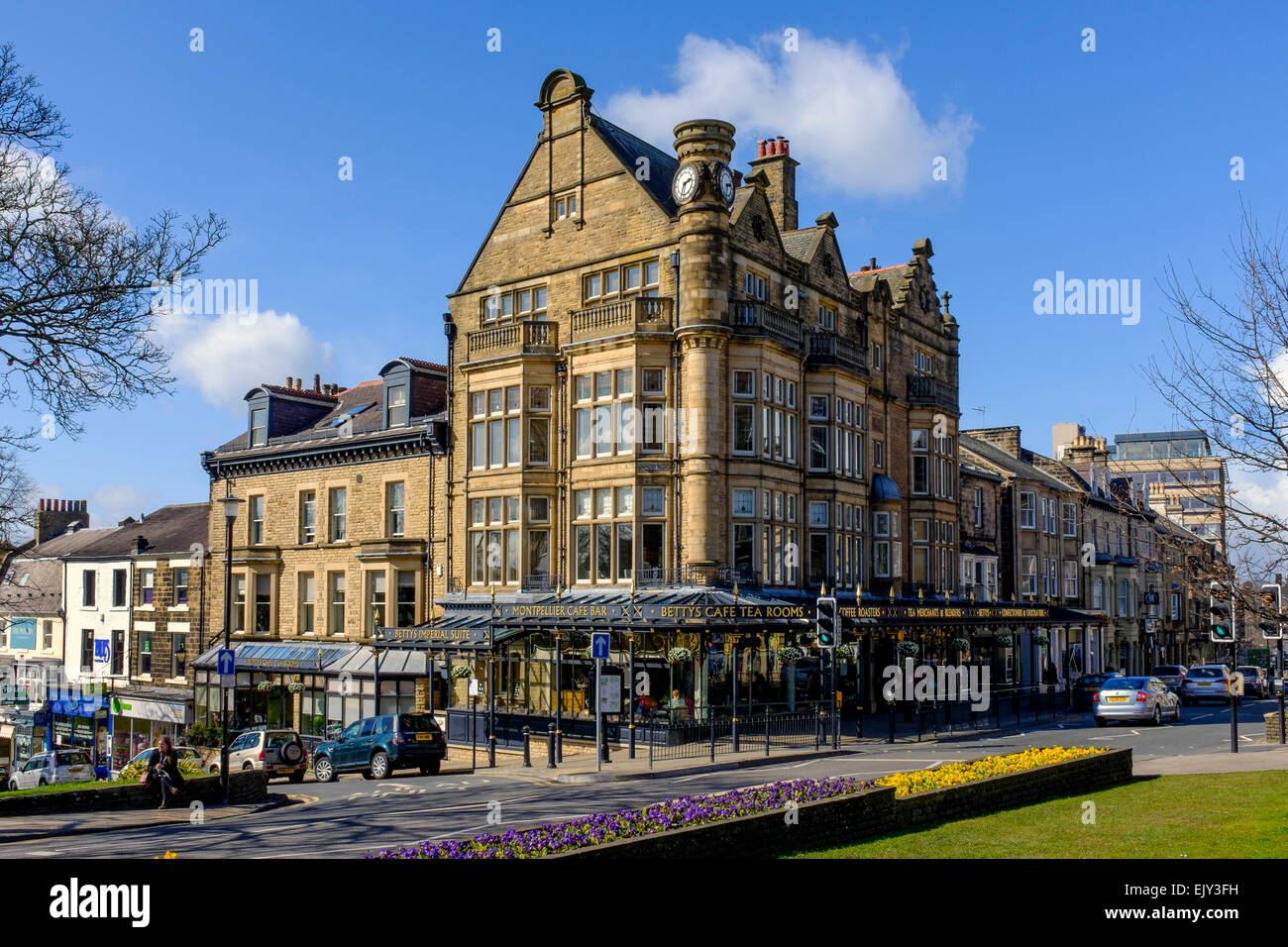 Betty's famous Montpellier cafe and restaurant and tea rooms in Harrogate, North Yorkshire, England, UK Stock Photo