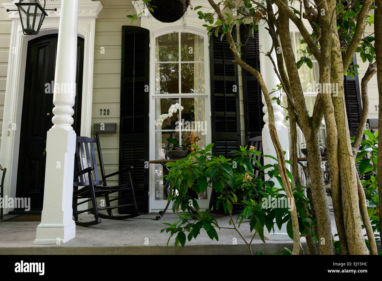 Patio Porch Rocking Chair Seats Seating French Quarter New Orleans