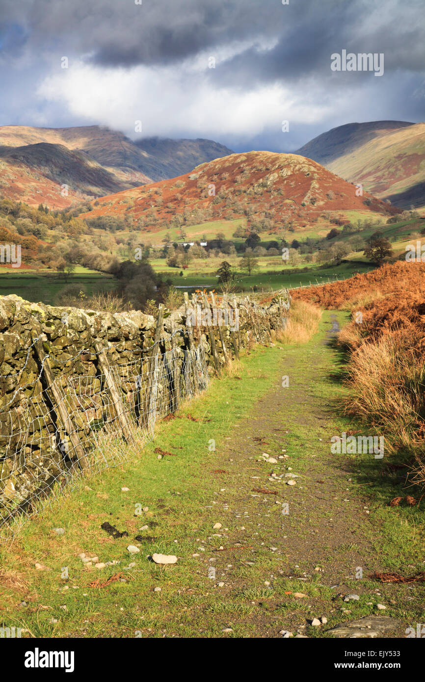 The Tongue in the Troutbeck Valley in the Lake District National Park