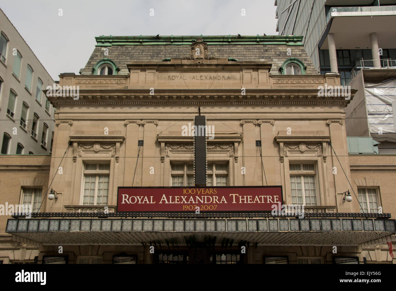 Royal Alexandra Theatre on King Street in downtown Toronto. Over 100 years old Stock Photo