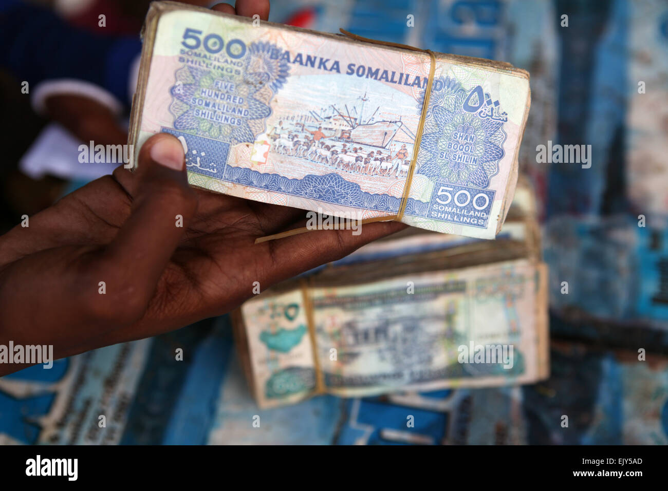 The Somaliland shilling. Stock Photo