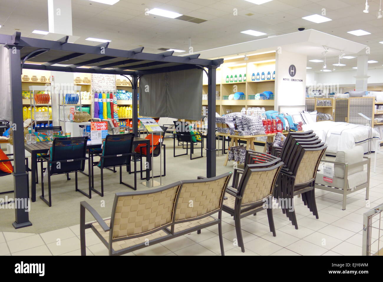 Home department at a department store in Toronto, Canada Stock Photo