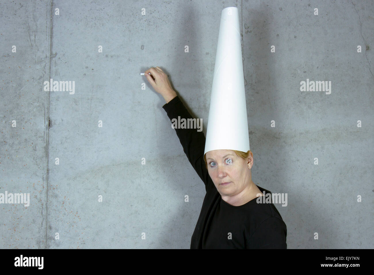 Woman dunce hires stock photography and images Alamy