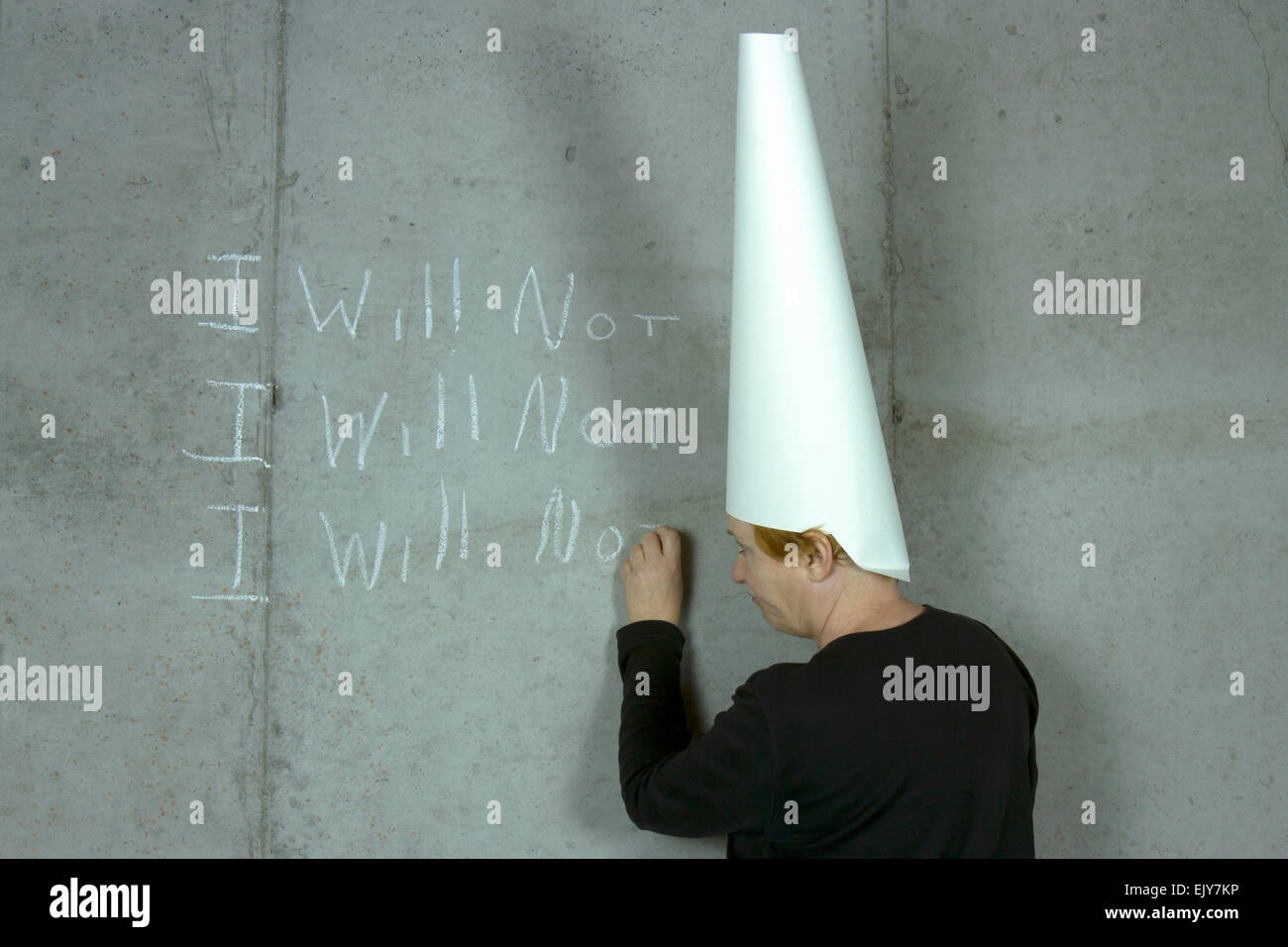 Woman dunce hires stock photography and images Alamy