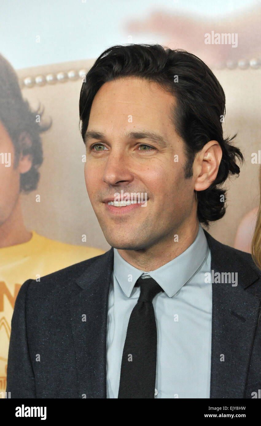 LOS ANGELES, CA - DECEMBER 12, 2012: Paul Rudd at the world premiere of ...
