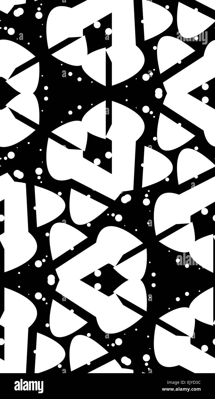 Geometric triangular background in Black and White Stock Photos ...