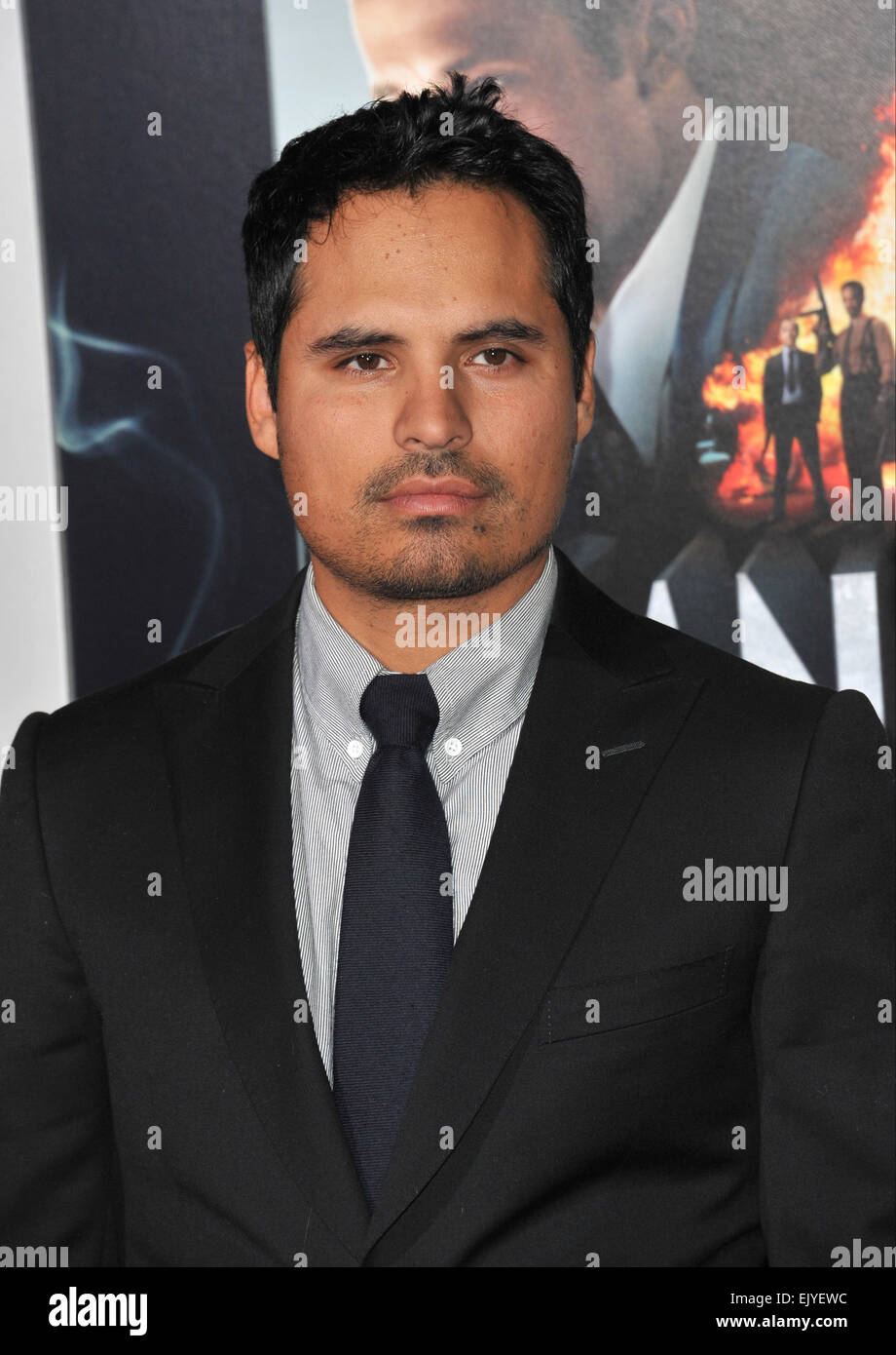 LOS ANGELES, CA - JANUARY 7, 2013: Michael Pena at the world premiere ...