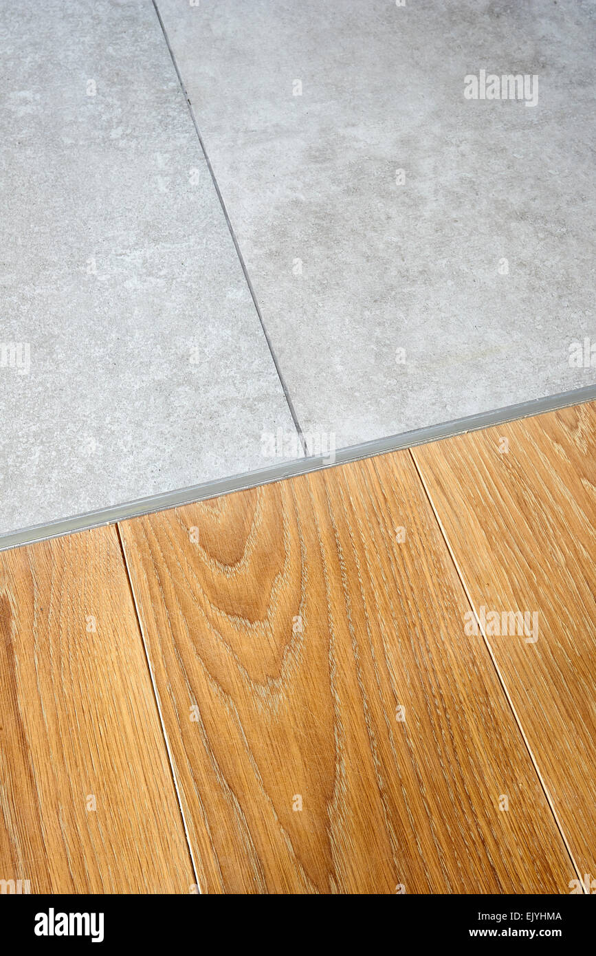 Marble and hardwood floor Stock Photo Alamy