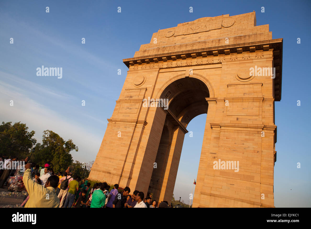 India Gate in Delhi Stock Photo