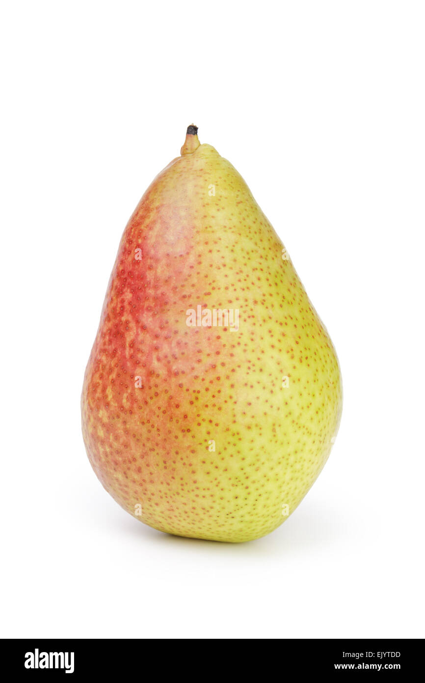 whole ripe pear isolated on white Stock Photo - Alamy