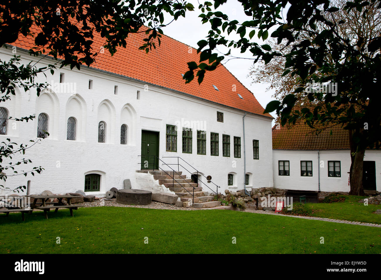 Dueholm monastery in Nykoebing Mors Denmark Stock Photo