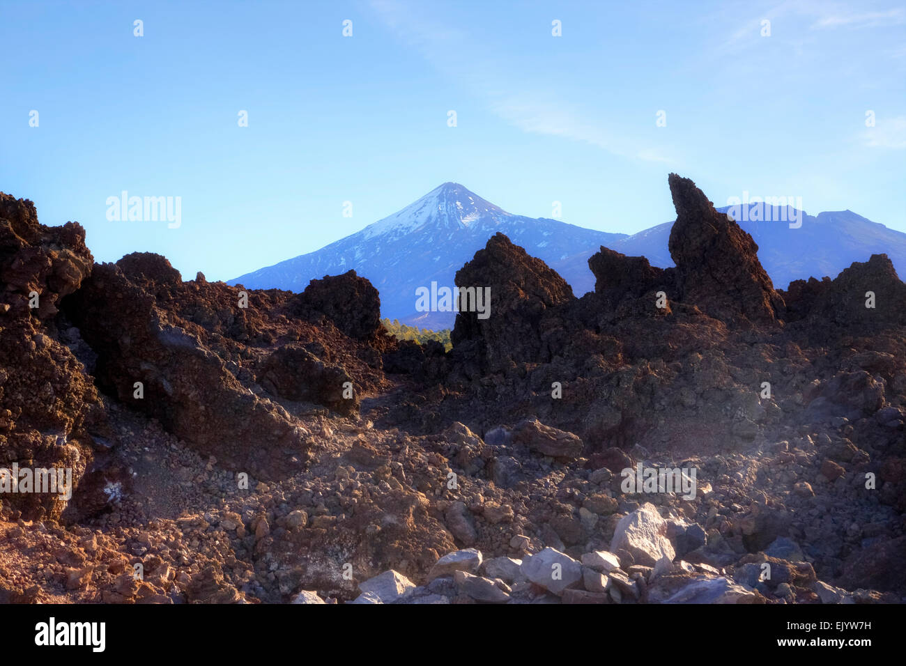 Tenerife, volcano Mount Teide Stock Photo