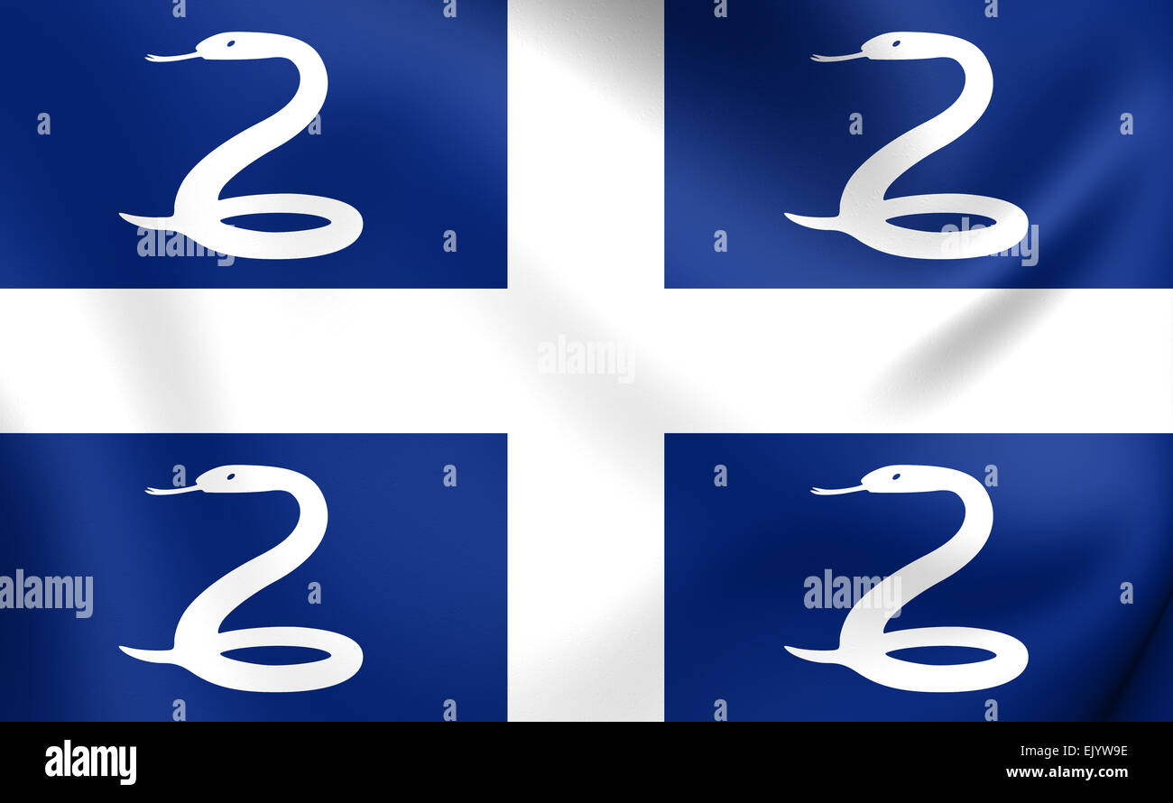 Flag of Martinique. Close Up Stock Photo Alamy
