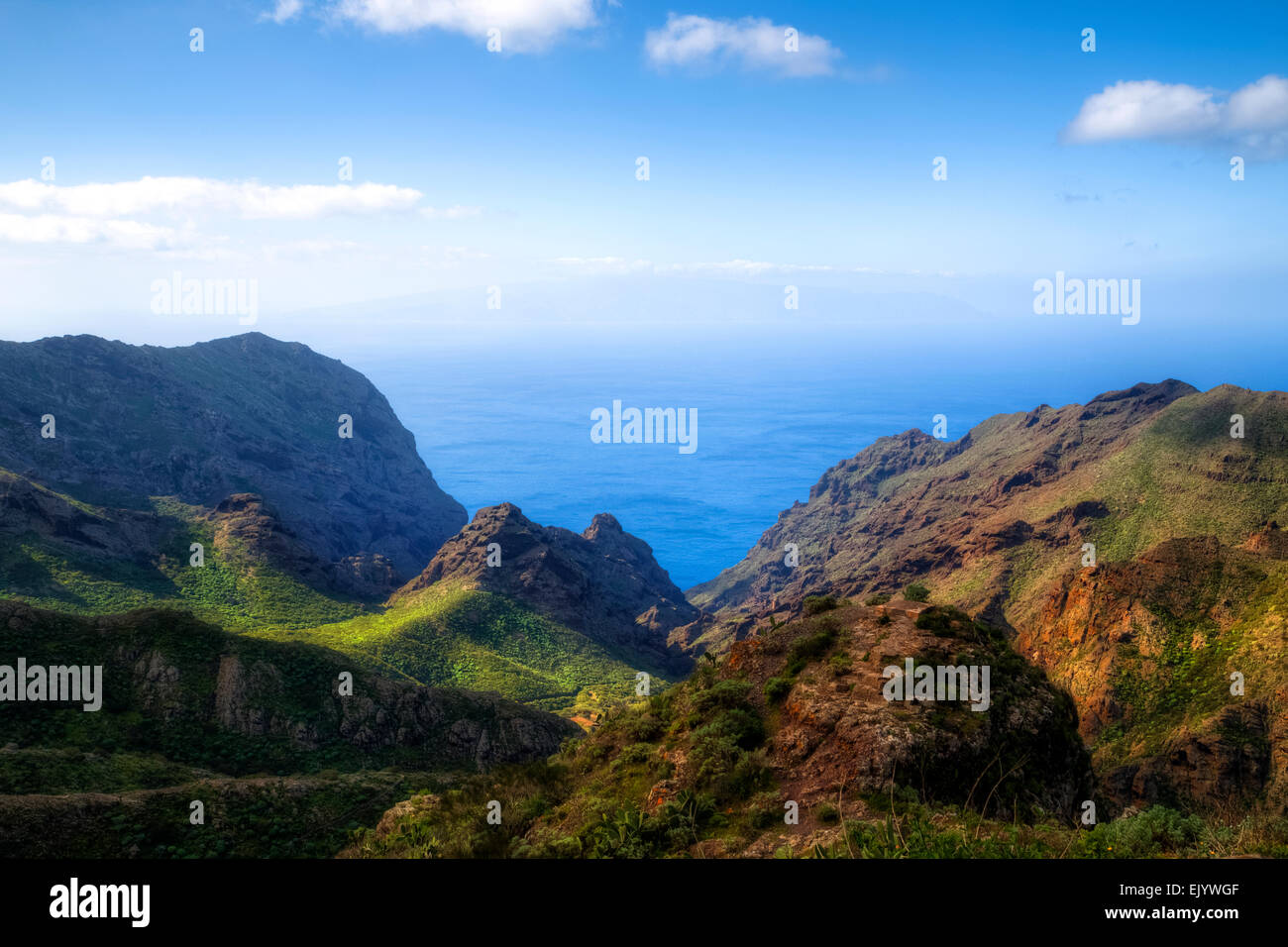 Tenerife, Masca, Teno Massif, Canary Islands, Spain Stock Photo