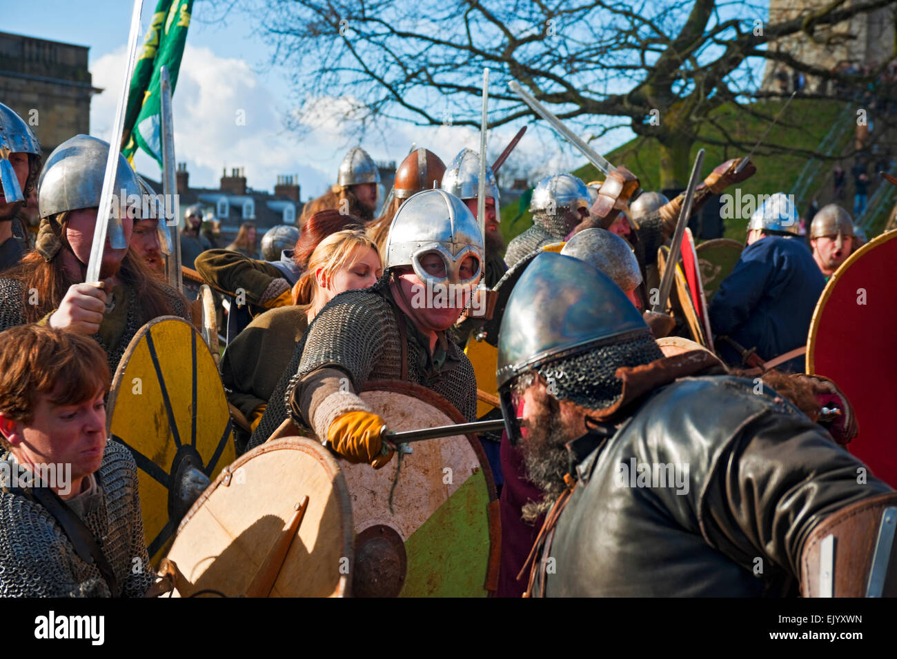 Vikings attack hires stock photography and images Alamy