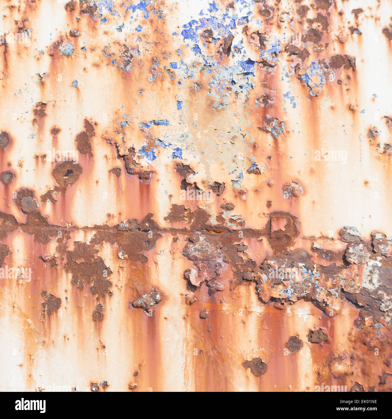 Inside the rust. Rusted Background . Stock Photo