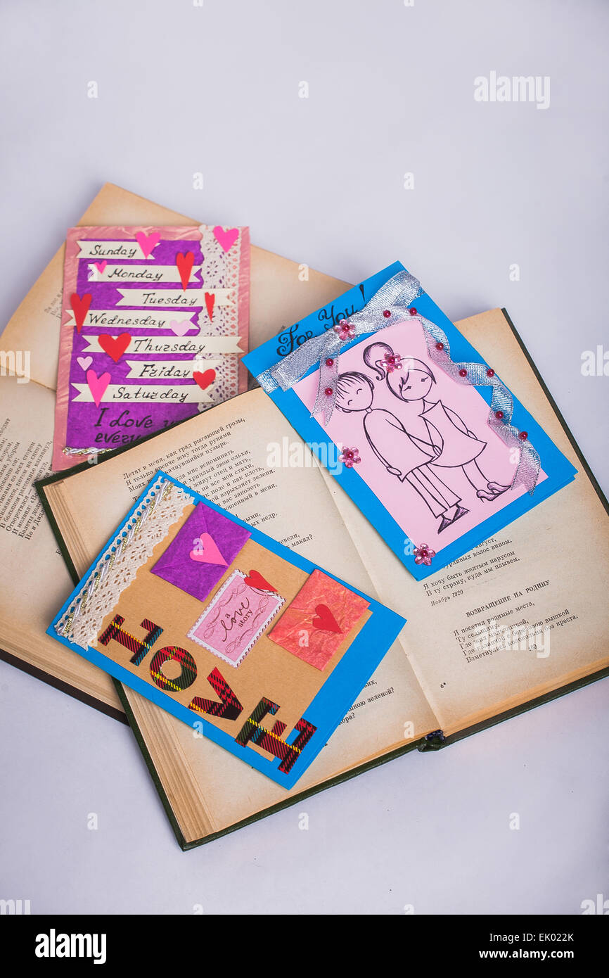 Valentine's day card Stock Photo