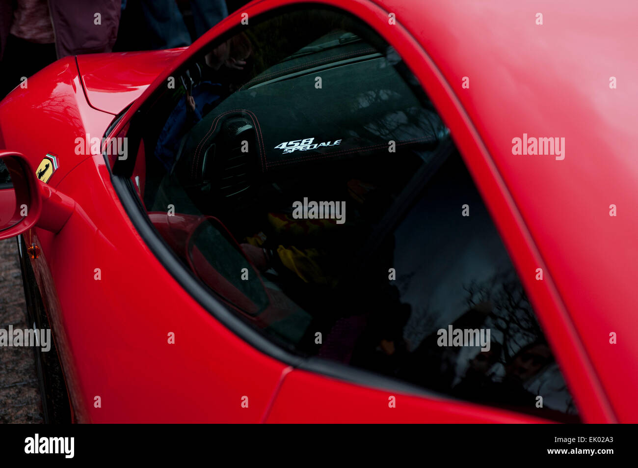 Ferrari automobile - side view Stock Photo