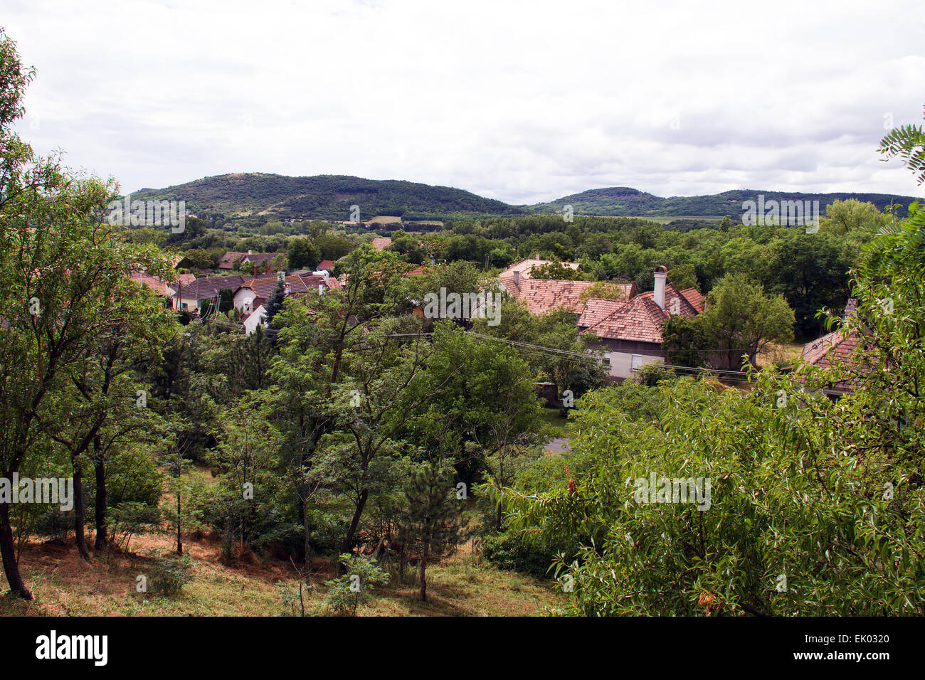 Traditional Rural Houses in the Hungarian Countryside Stock Photo Alamy
