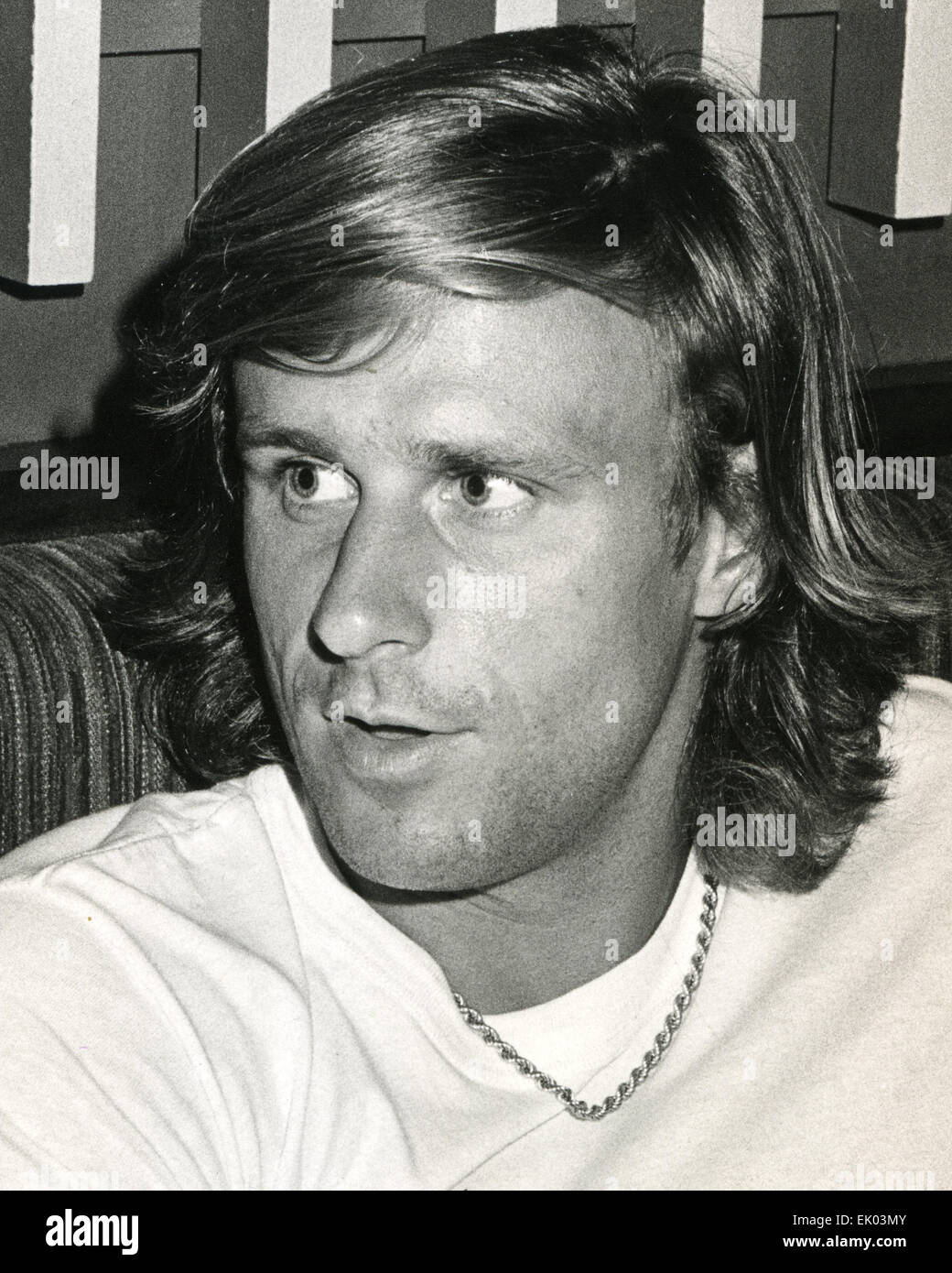 BJORN BORG Swedish tennis player about 1980. Photo Na Stock Photo - Alamy