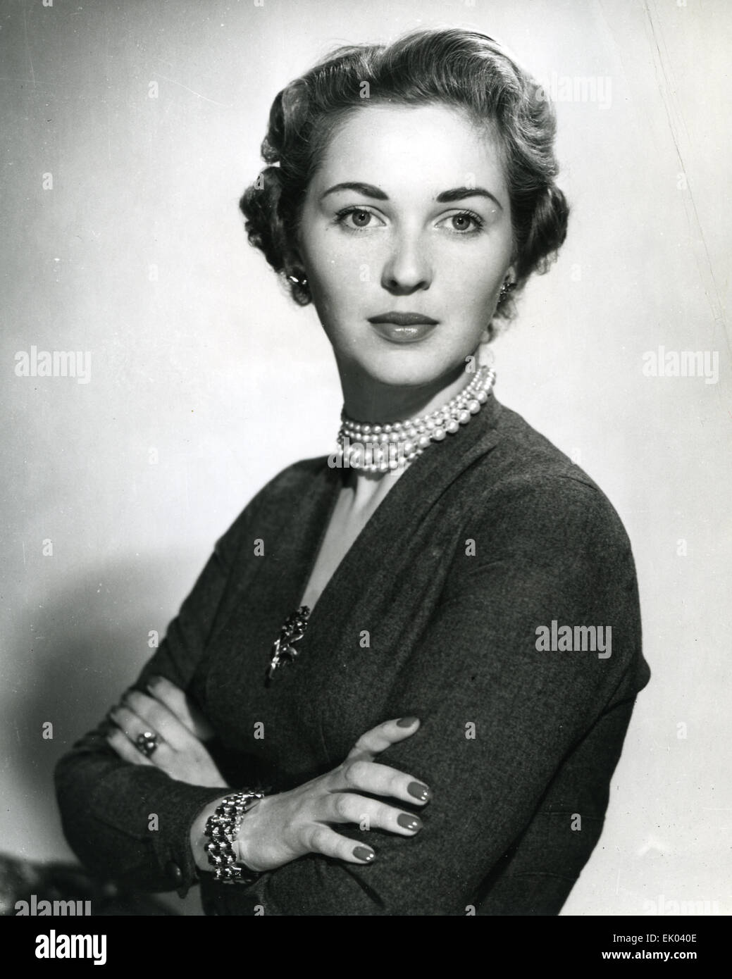KATIE BOYLE, Lady Saunders. Italian-born English actress and TV personality about 1950. Photo Eric Coop Stock Photo