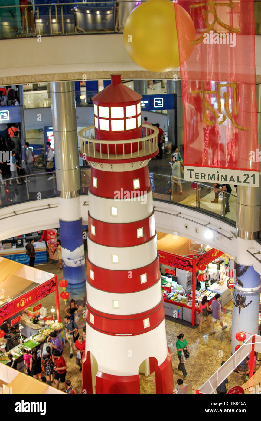 Terminal 21 shopping centre Bangkok Thailand Stock Photo Alamy