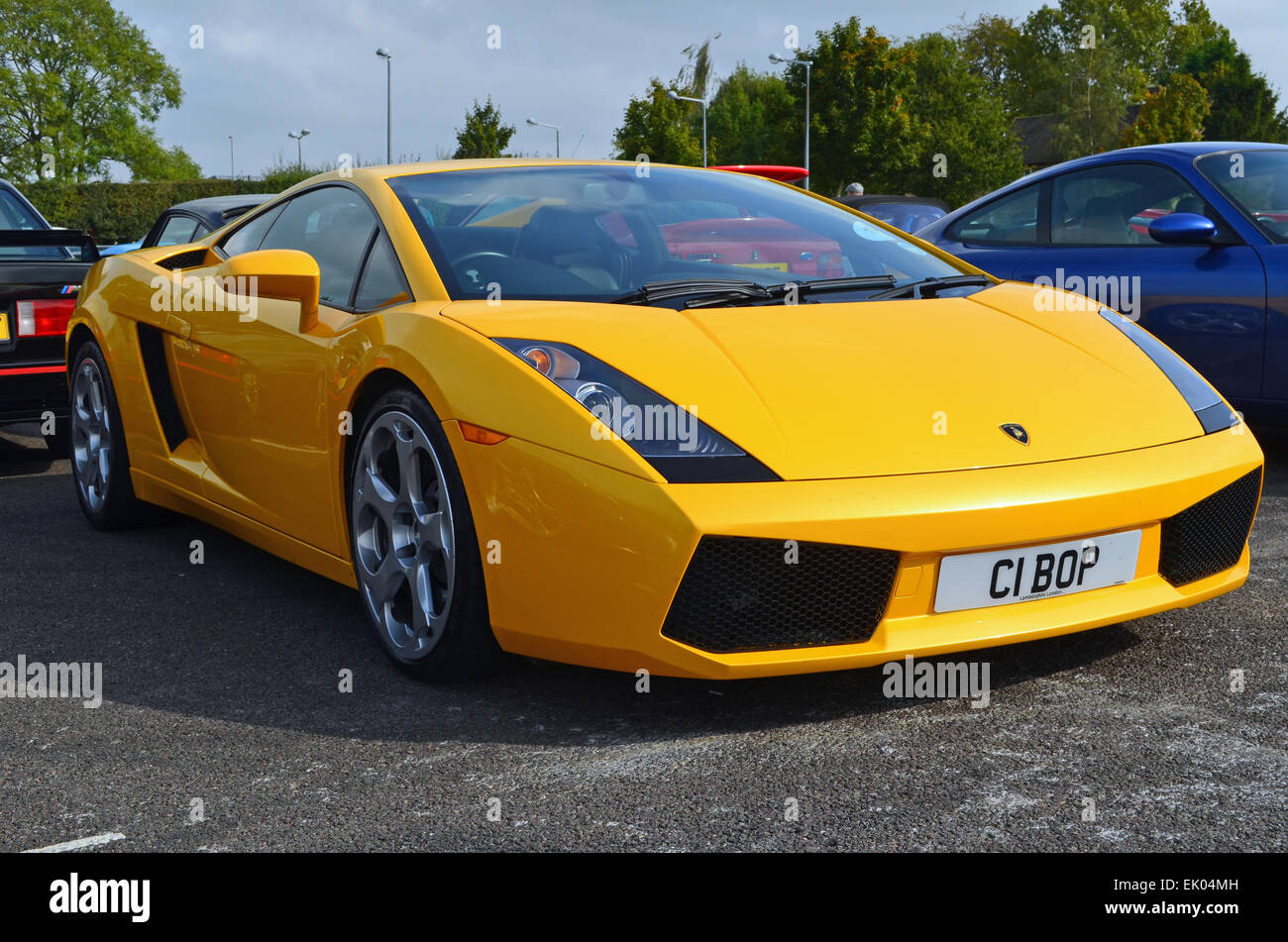 Yellow Lamborghini Gallardo Stock Photo: 80523649 - Alamy