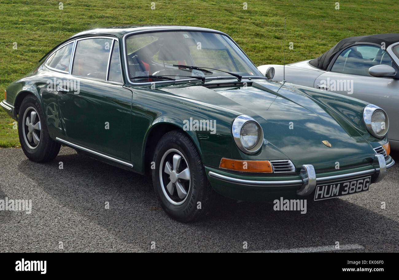 Classic Green Porsche Stock Photo - Alamy