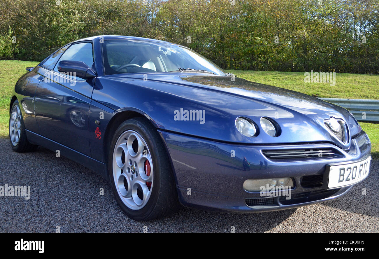 Blue Alfa Romeo GTV 3l Coupe Stock Photo - Alamy