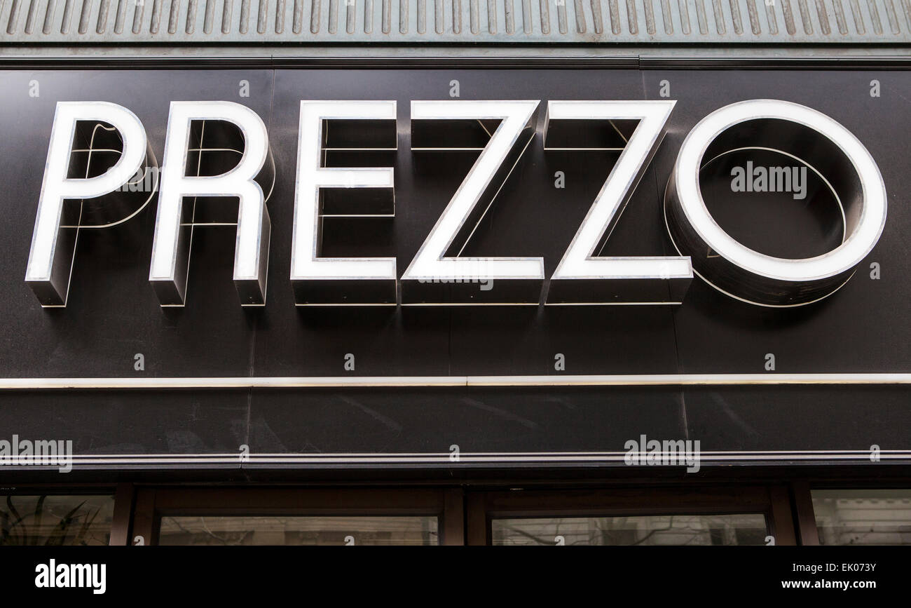 Prezzo italian cuisine restaurant hires stock photography and images