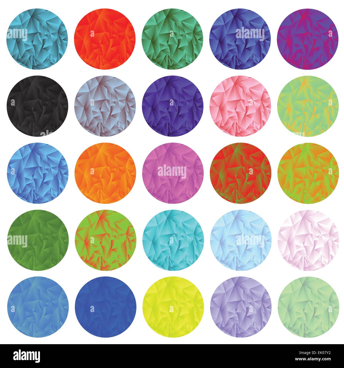 Polygonal circles hi-res stock photography and images - Alamy
