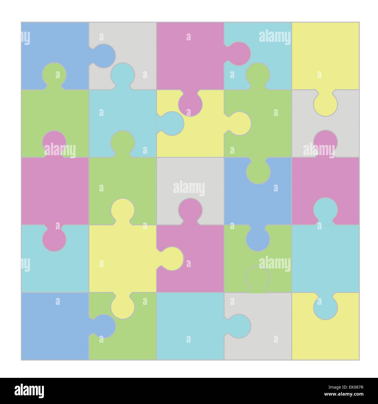 Square number solution puzzle Cut Out Stock Images & Pictures - Alamy
