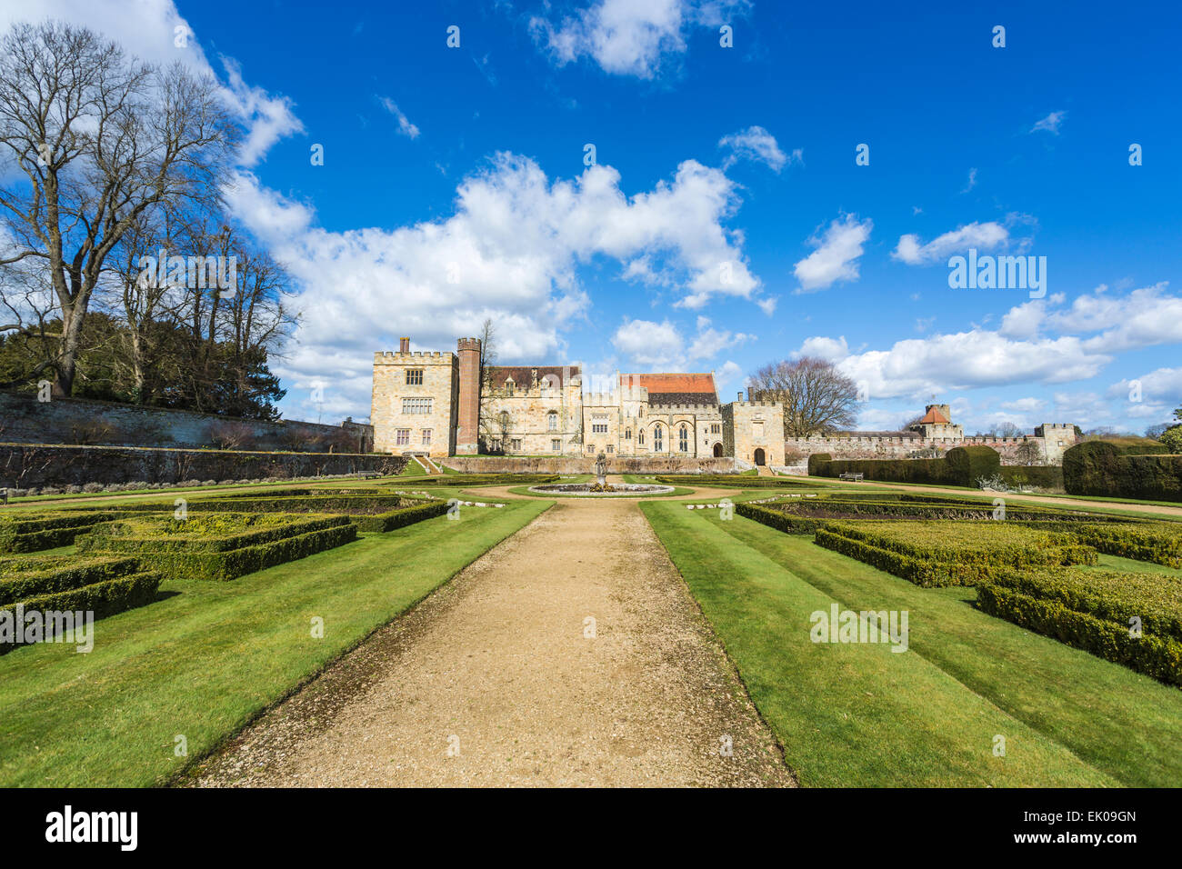 Penshurst Place, a 14th century country house, the seat of the Sidney family, near Tonbridge, Kent, UK Stock Photo