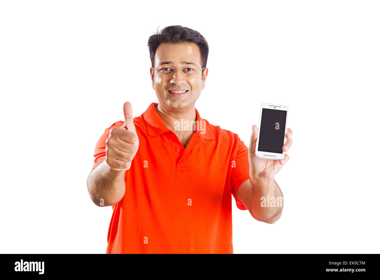 1 indian man Cell Phone Quality Stock Photo